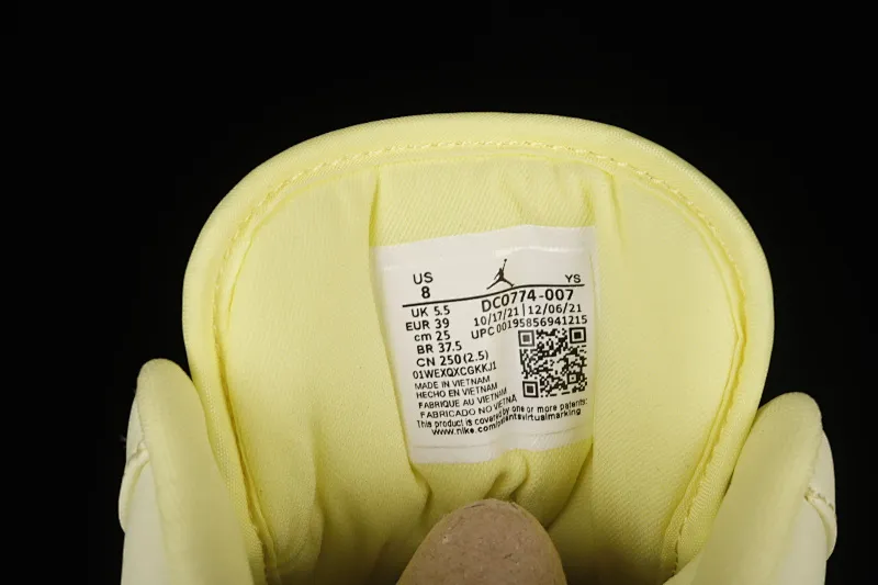 All categories Air Jordan Jordan series basketball shoes Air Jordan 1 Low Z version Air Jordan1 Low "Lemonade" AJ1 Joe 1 Lemon Tea DC0774-007